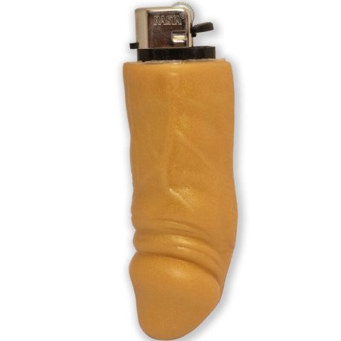 DIABLO PICANTE - ISQUEIRO RECARREGÁVEL EM FORMATO DE PÊNIS DOURADO