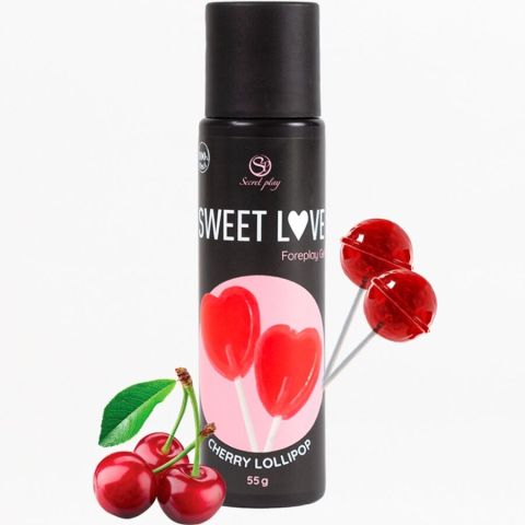 SECRETPLAY - GEL CHERRY LOLLIPOP DOCE AMOR 60 ML
