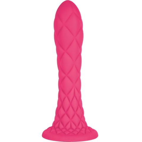 SILEXD - DREAMY DILDO FANTASY SILICONE LÍQUIDO TERMORATIVO FÚCSIA 18,5 CM